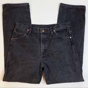 Vintage Black Wrangler High Waisted Mom Jeans